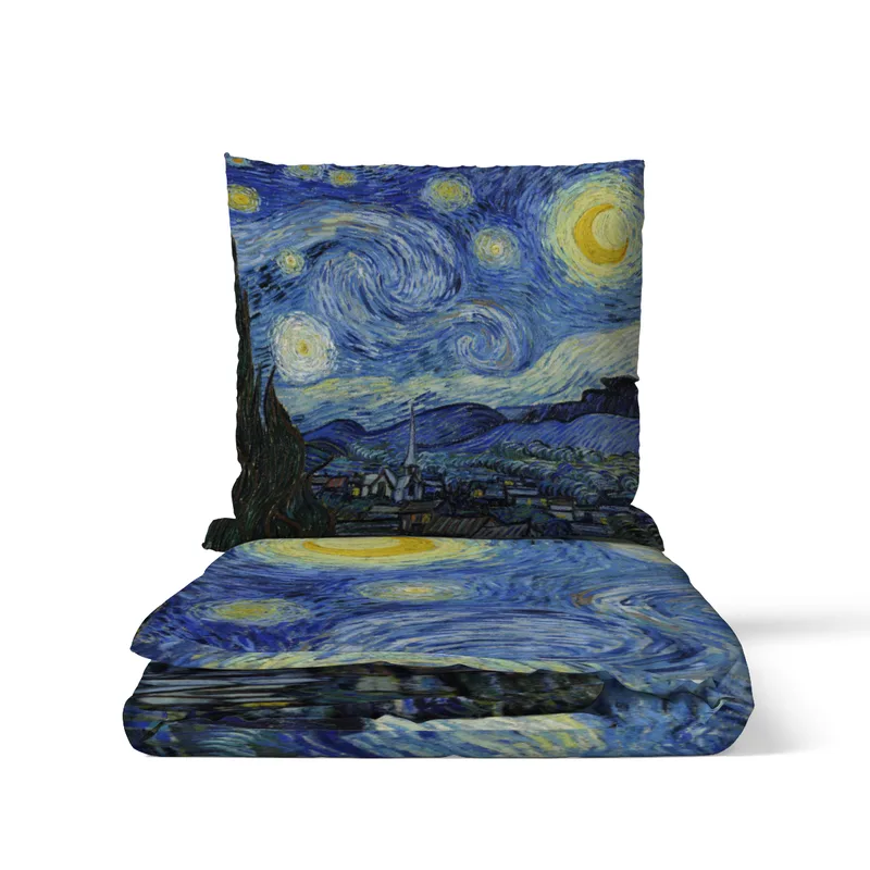 Motivbettwäsche Van Gogh - Sternennacht Mikrofaser