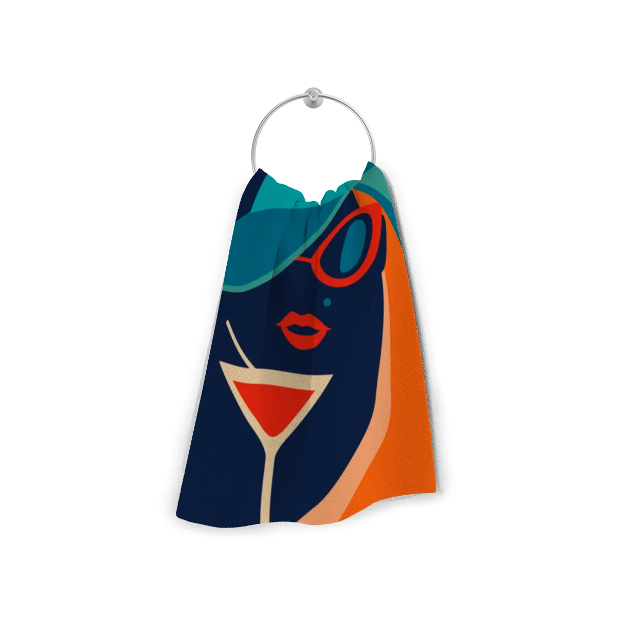 Badetuch Cocktail Lady
