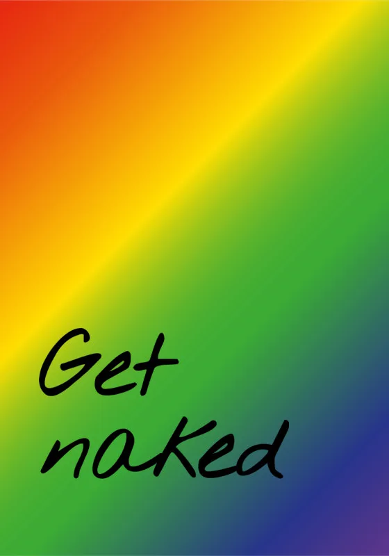 Duschvorhang Get naked