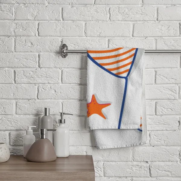 Badetuch Sommer - mit Namen personalisierbar - personalisiertes Namens-Badetuch - Strandtuch mit Wunschtext - Bikinitime
