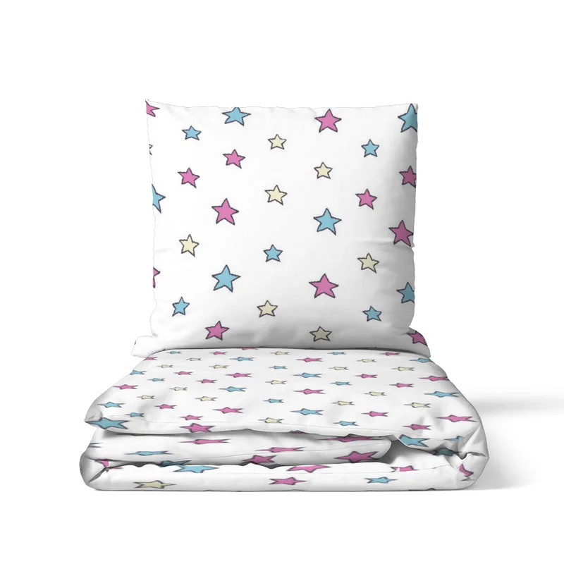 Bettwäsche Colorful Stars Baumwolle