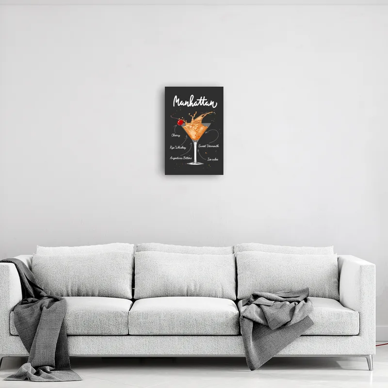 Leinwand Manhattan Cocktail