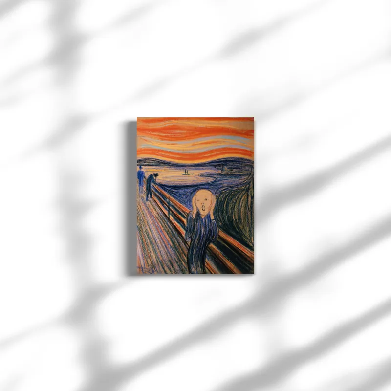 Premium-Leinwand Munch