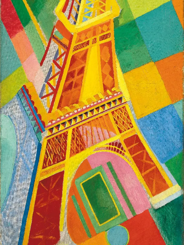 Premium-Leinwand Delaunay