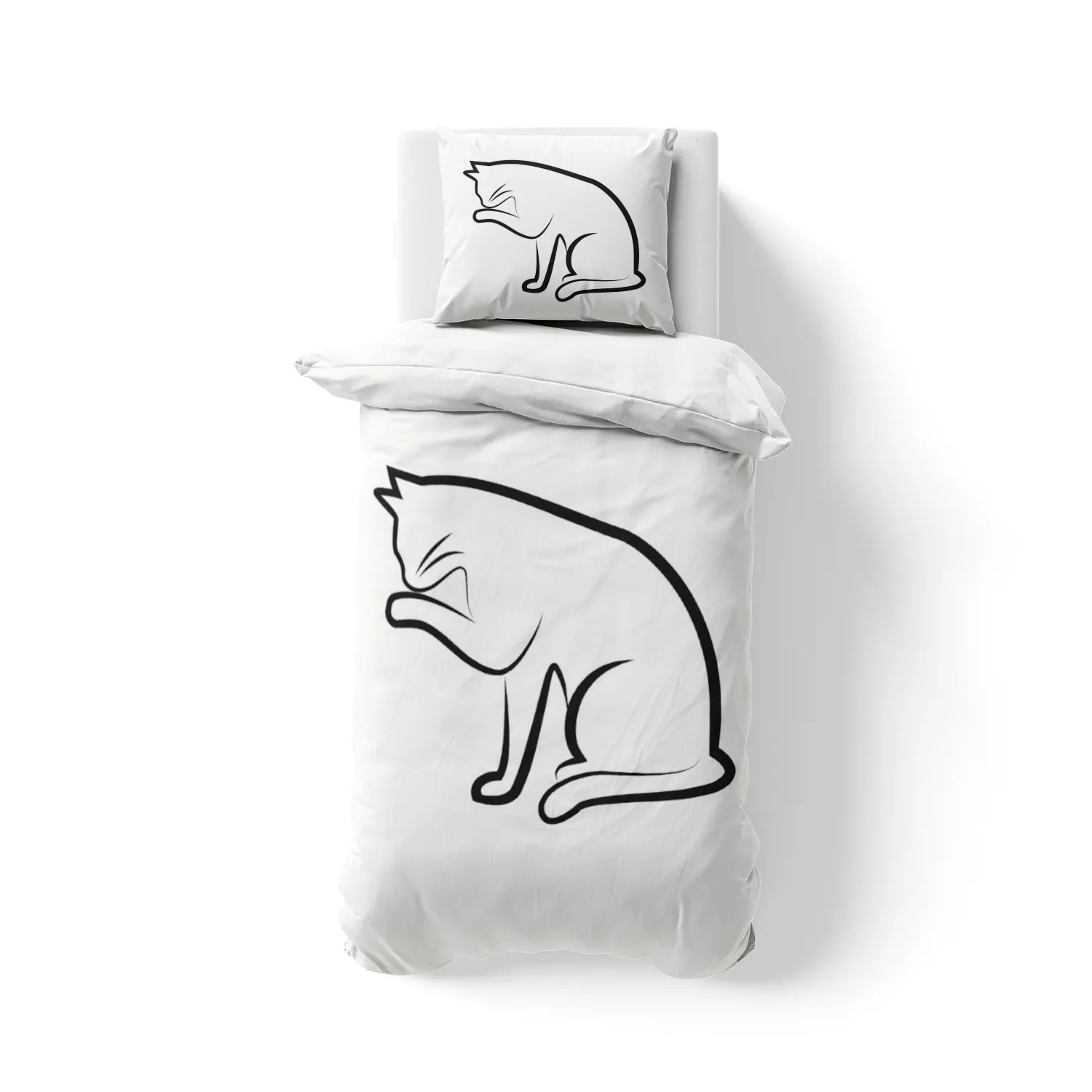 Bettwäsche-Set Black Cat 4 Mikrofaser