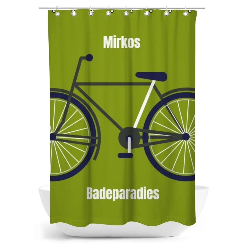 Duschvorhang Fahrrad