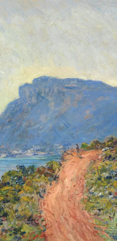 Handtuch La Corniche nahe Monaco - Claude Monet