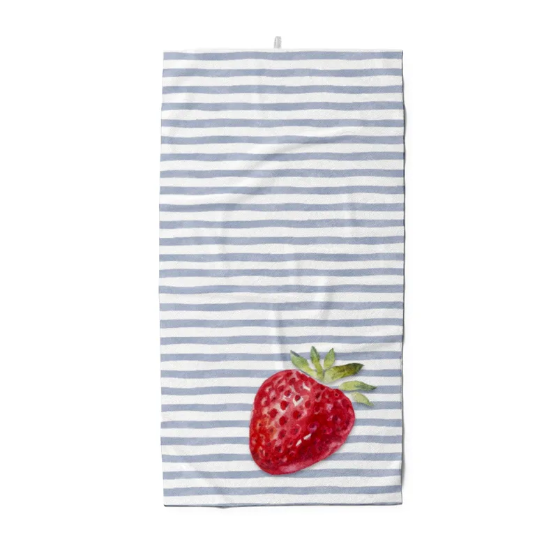 Duschtuch Strawberry Stripes
