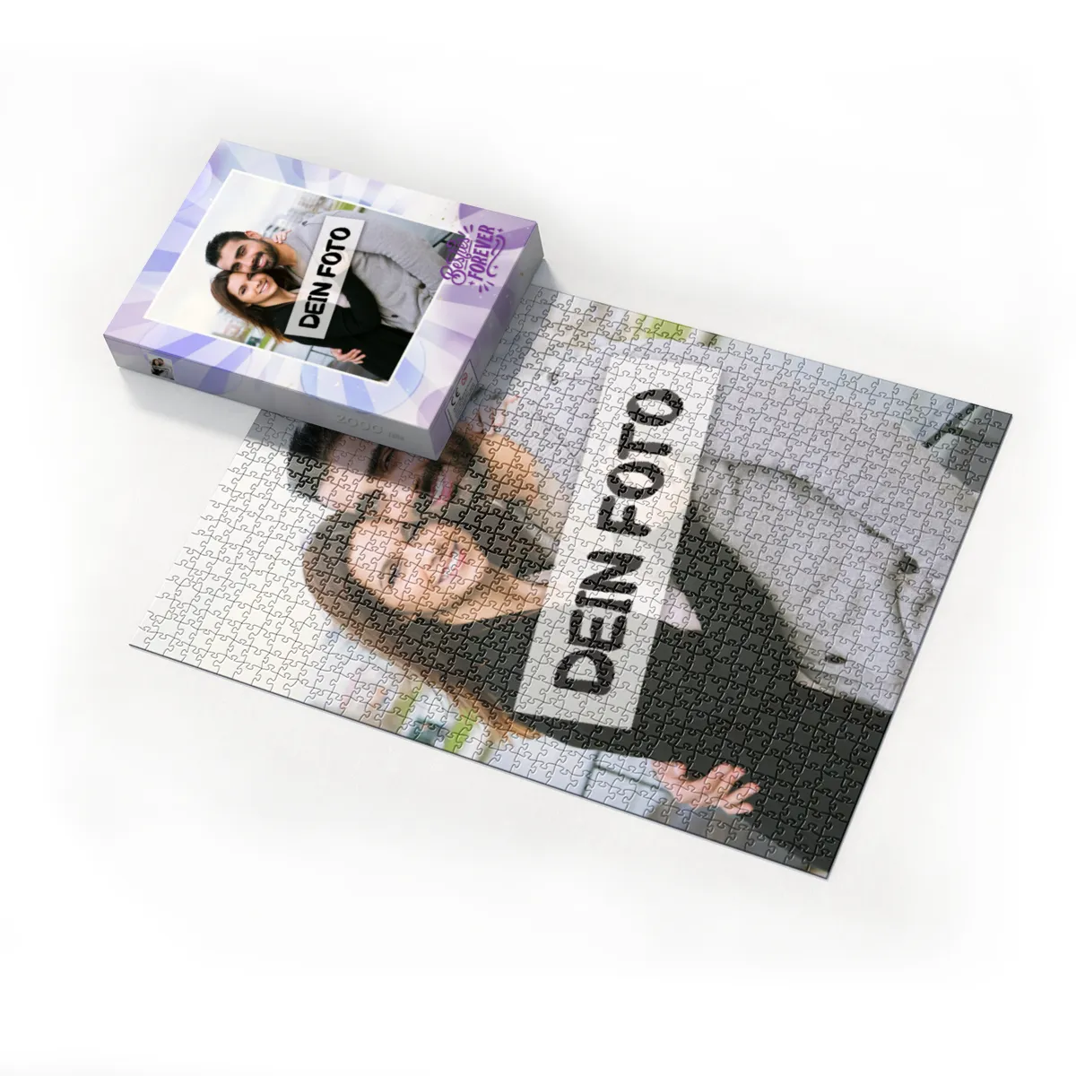 Fotopuzzle 500 Teile personalisiert für Erwachsene - Schachtel Besties