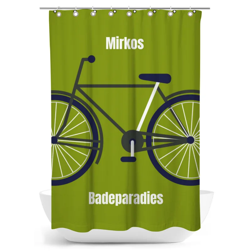 Duschvorhang Fahrrad