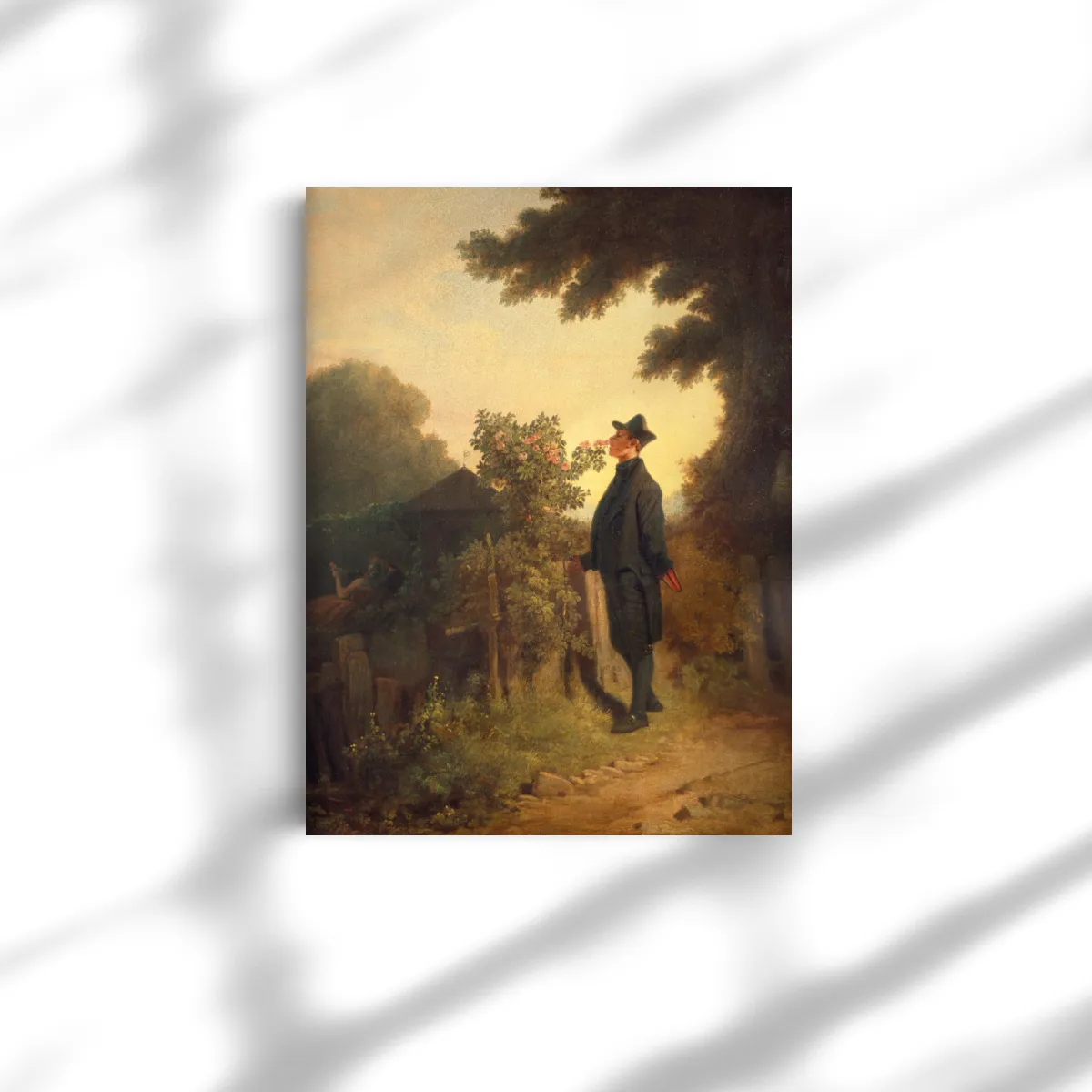 Premium-Leinwand Spitzweg
