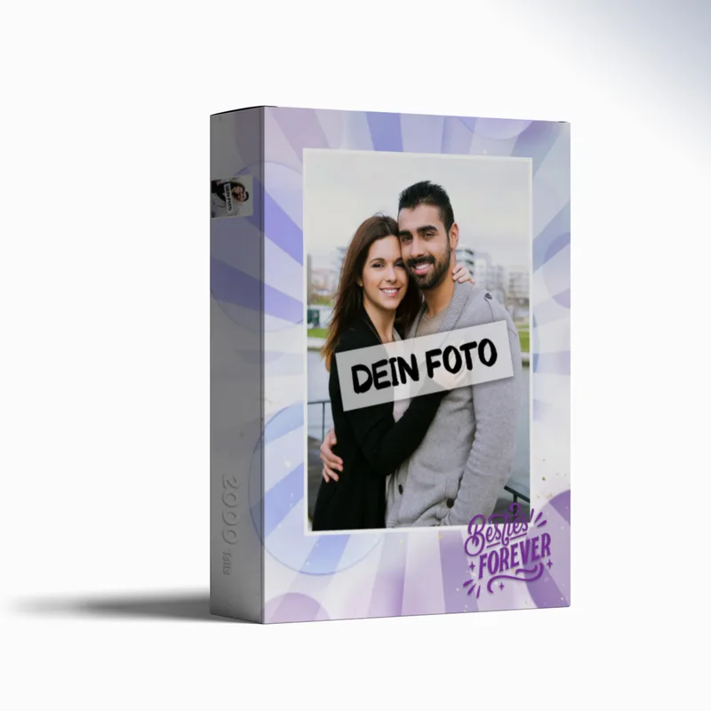Fotopuzzle 500 Teile personalisiert für Erwachsene - Schachtel Besties