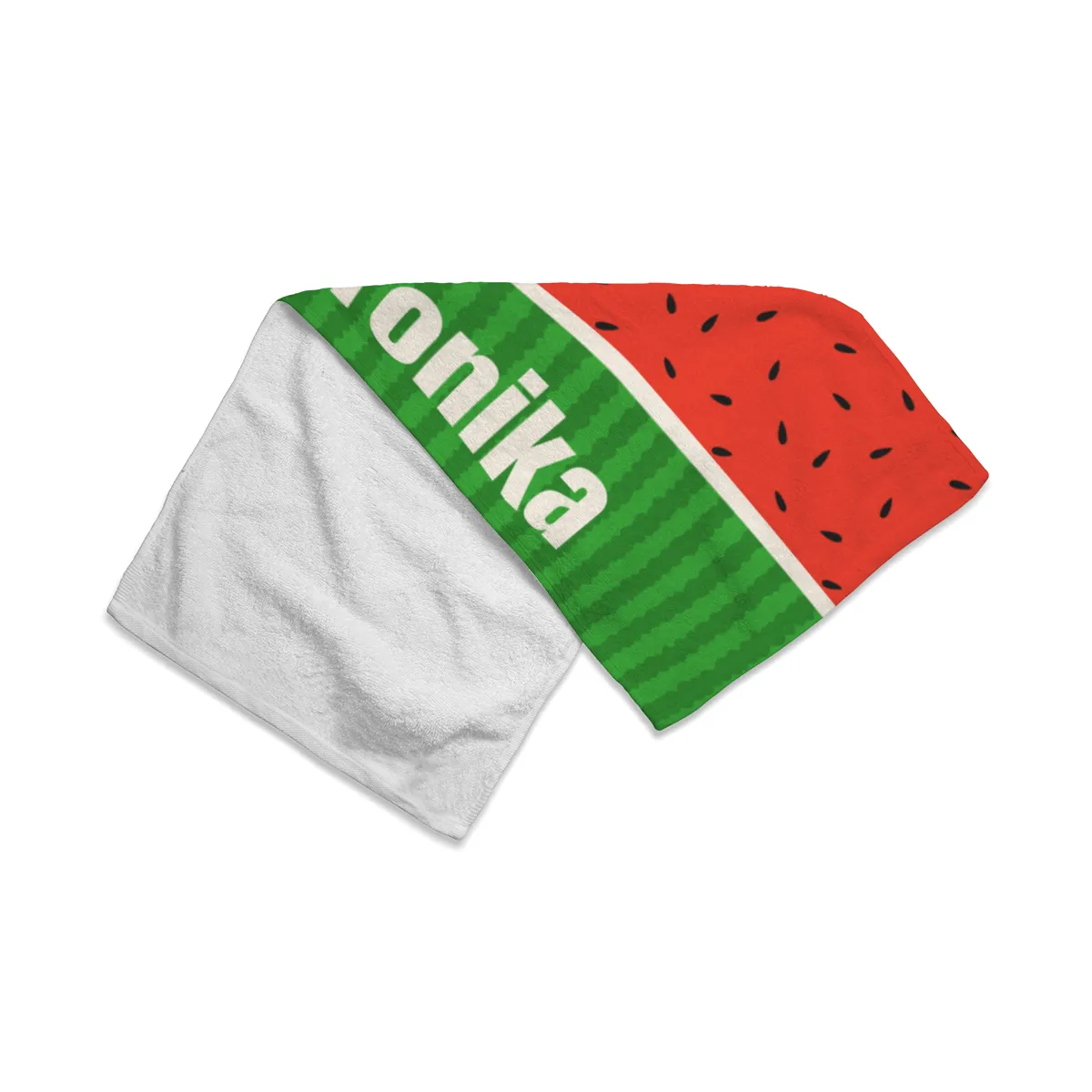 Handtuch Melone mit Namen personalisiert - personalisiertes Namenshandtuch - Melone
