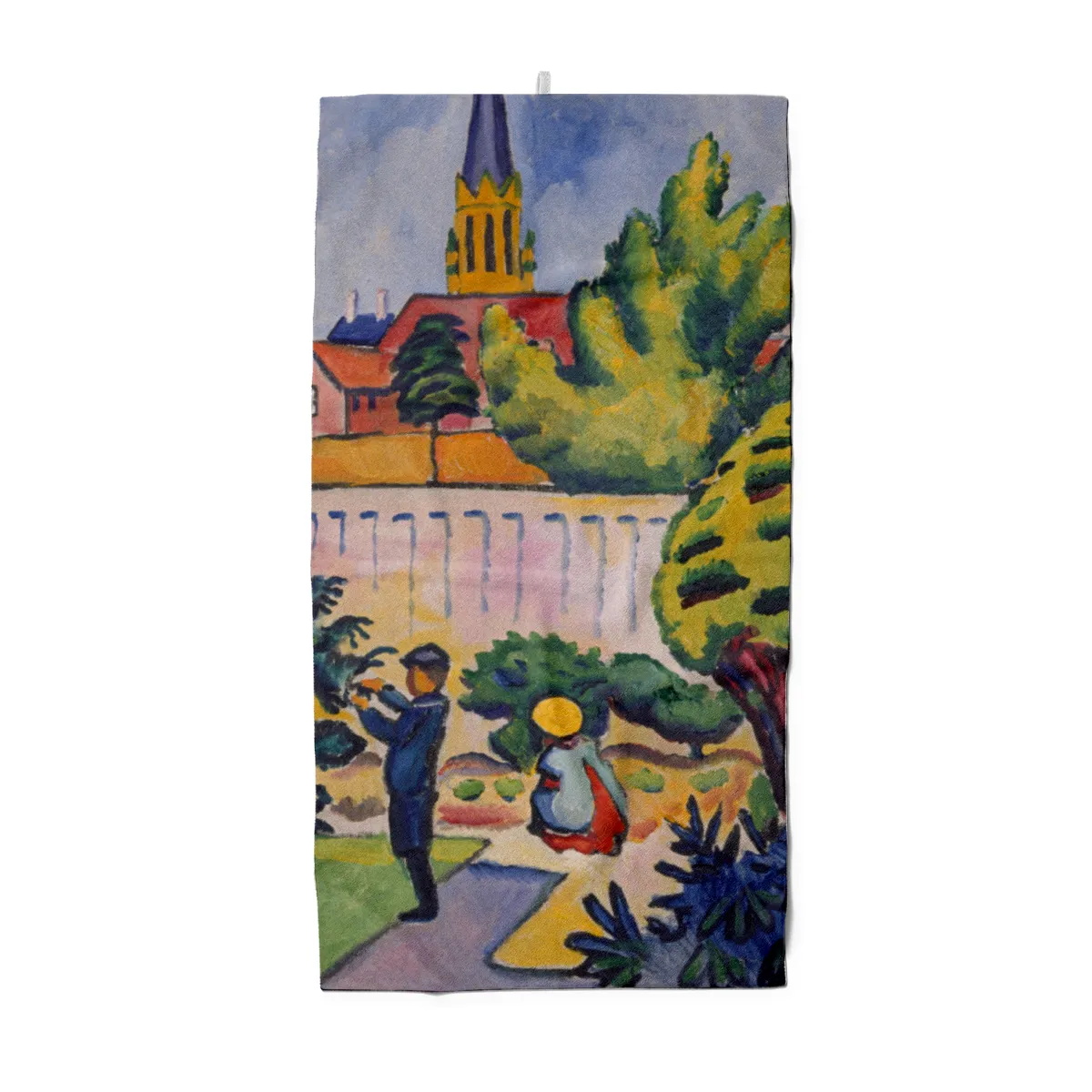 Handtuch Kinder im Garten - August Macke
