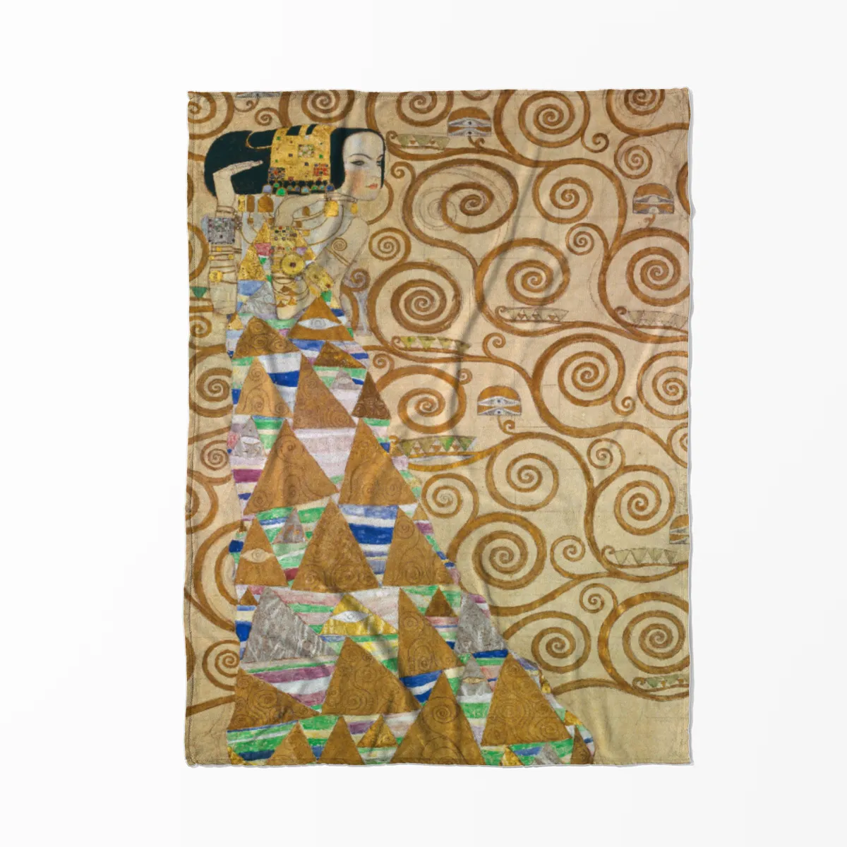 Kuscheldecke Die Erwartung Klimt