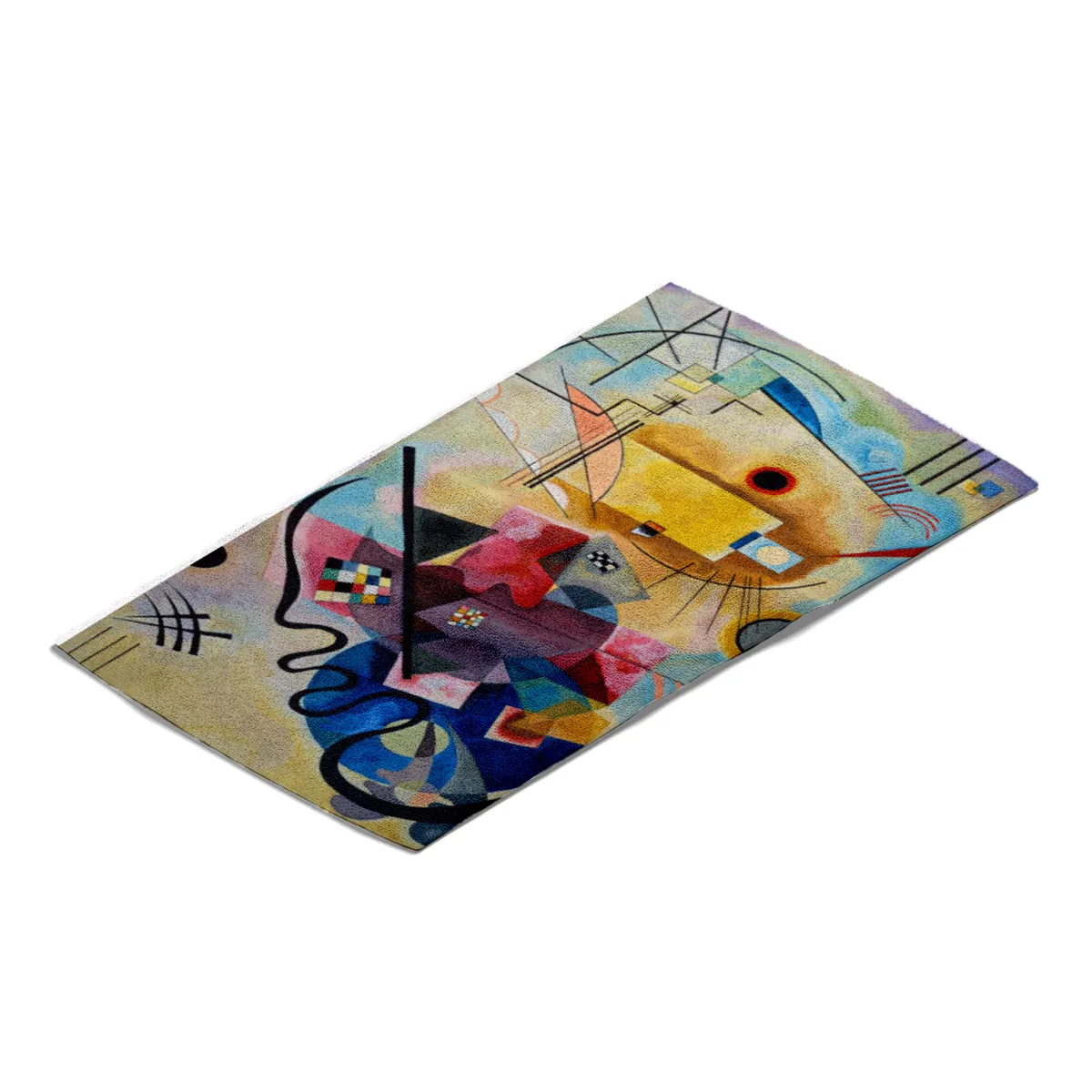 Duschtuch Gelb, rot, blau - Wassily Kandinsky