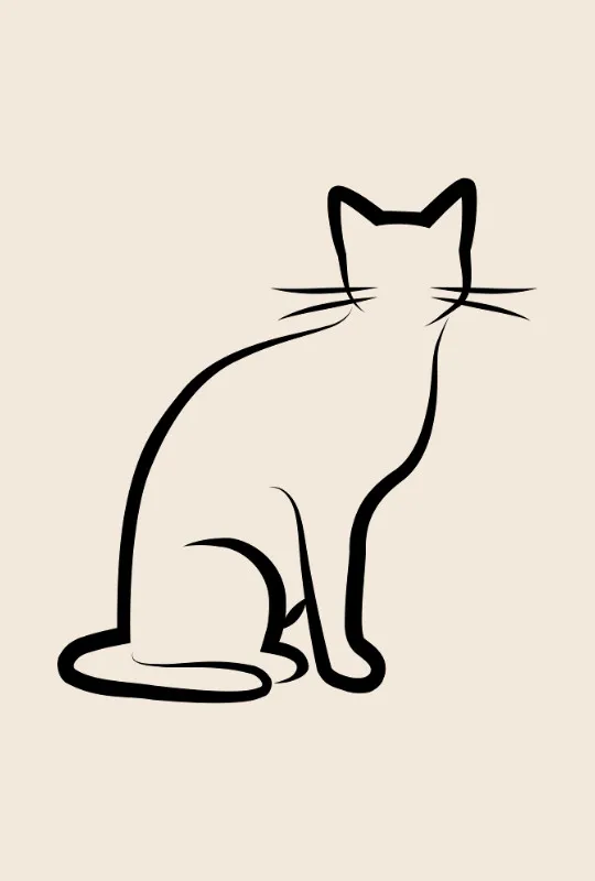 Bettwäsche-Set Black Cat 1 Baumwolle