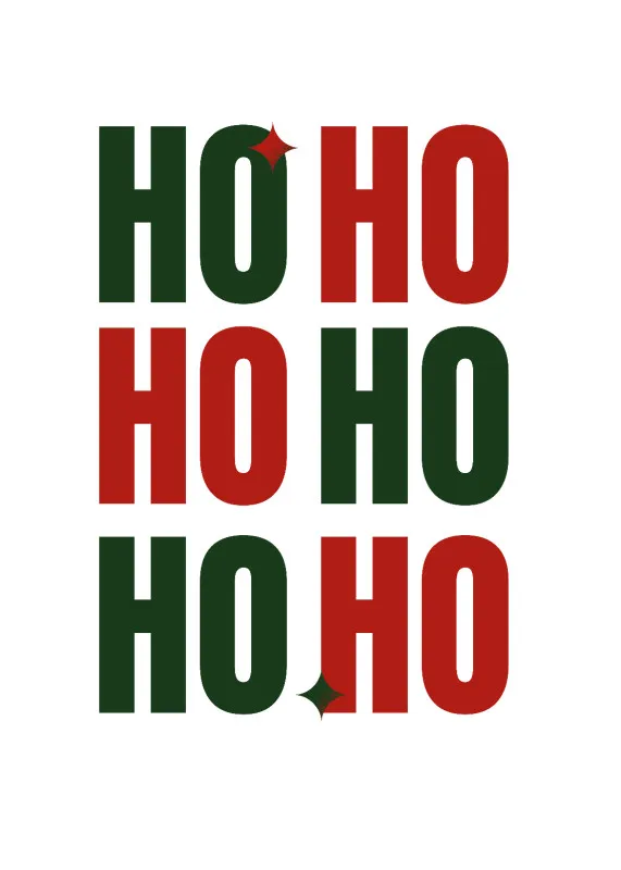 Geschirrtuch HOHOHO