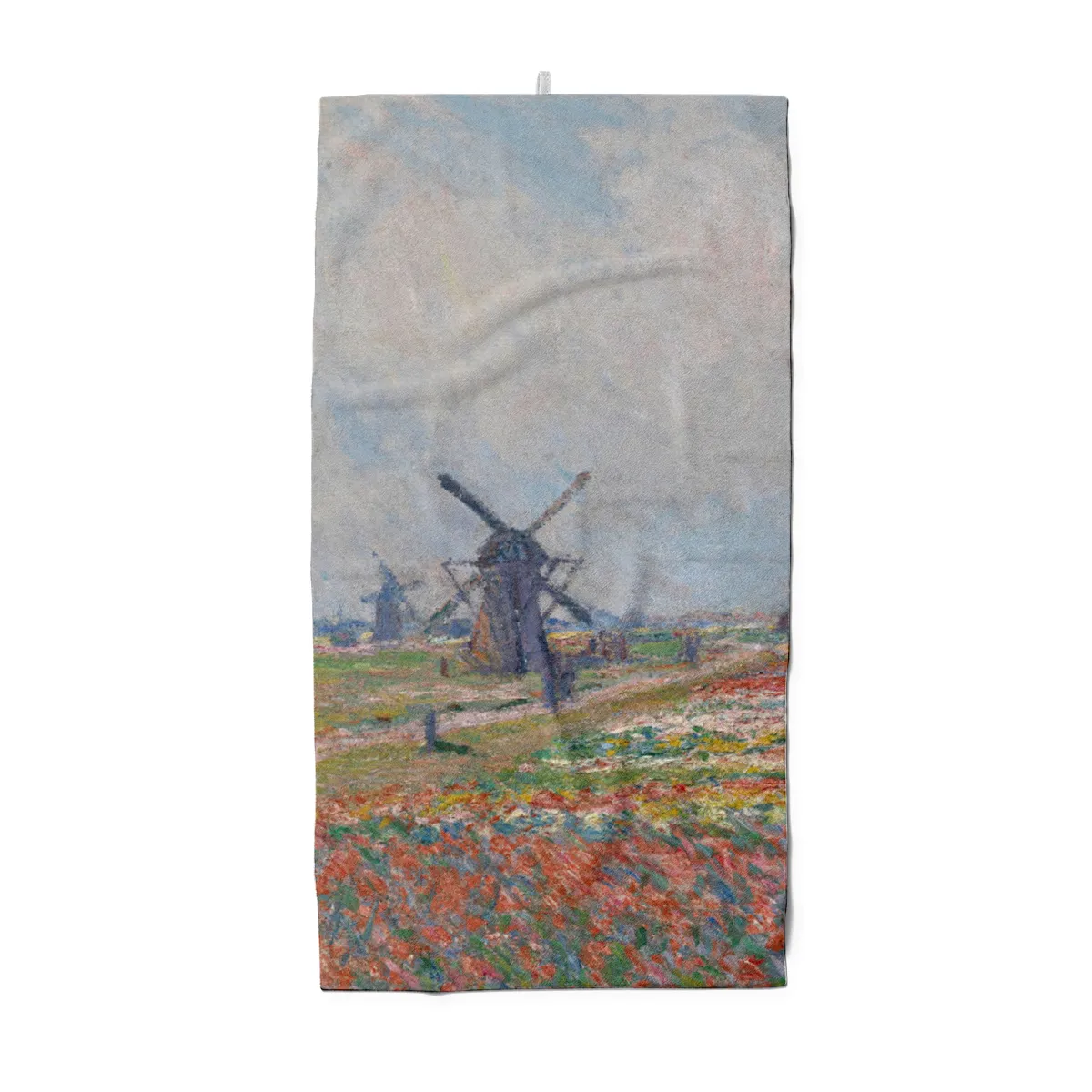 Duschtuch Tulpenfelder in der Nähe von Den Haag - Claude Monet