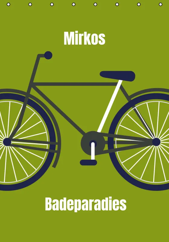 Duschvorhang Fahrrad