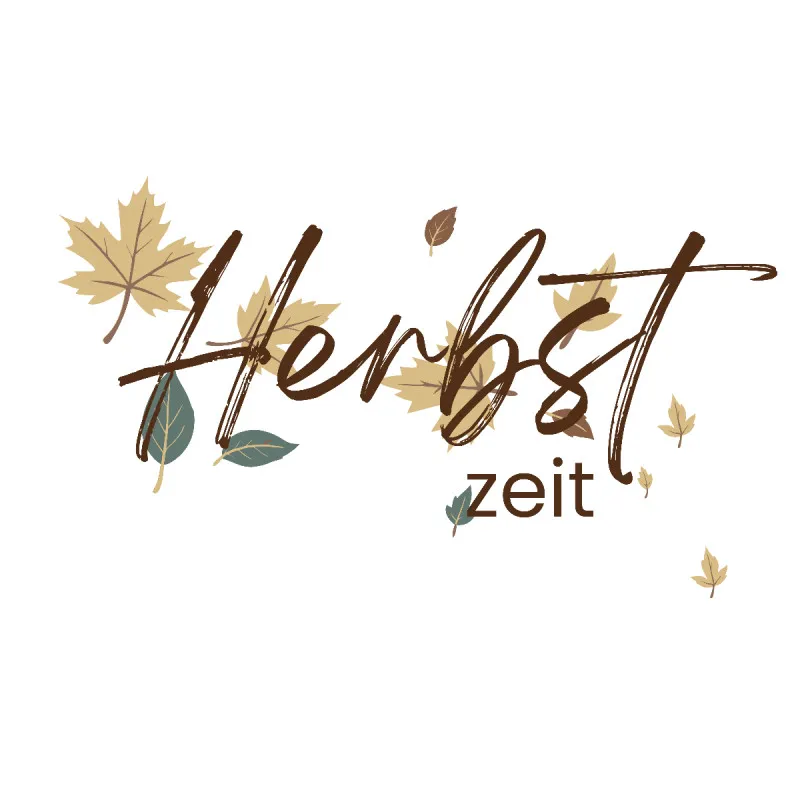 Samtkissenbezug Herbstzeit