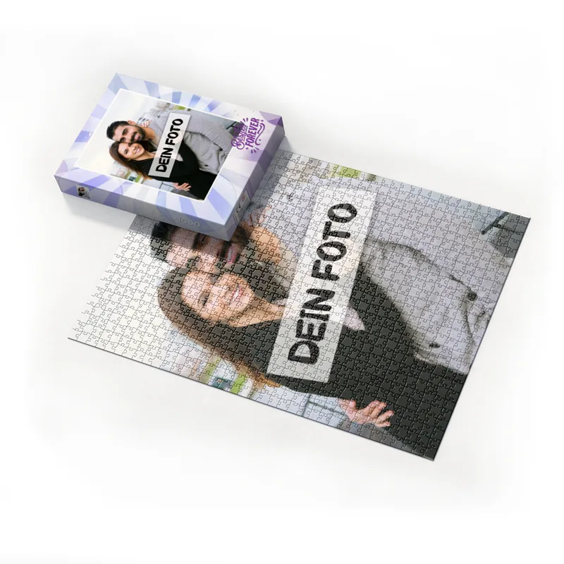 Fotopuzzle 500 Teile personalisiert für Erwachsene - Schachtel Besties
