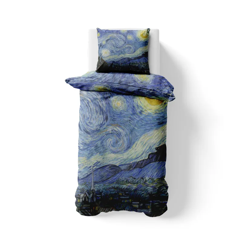 Motivbettwäsche Van Gogh - Sternennacht Mikrofaser
