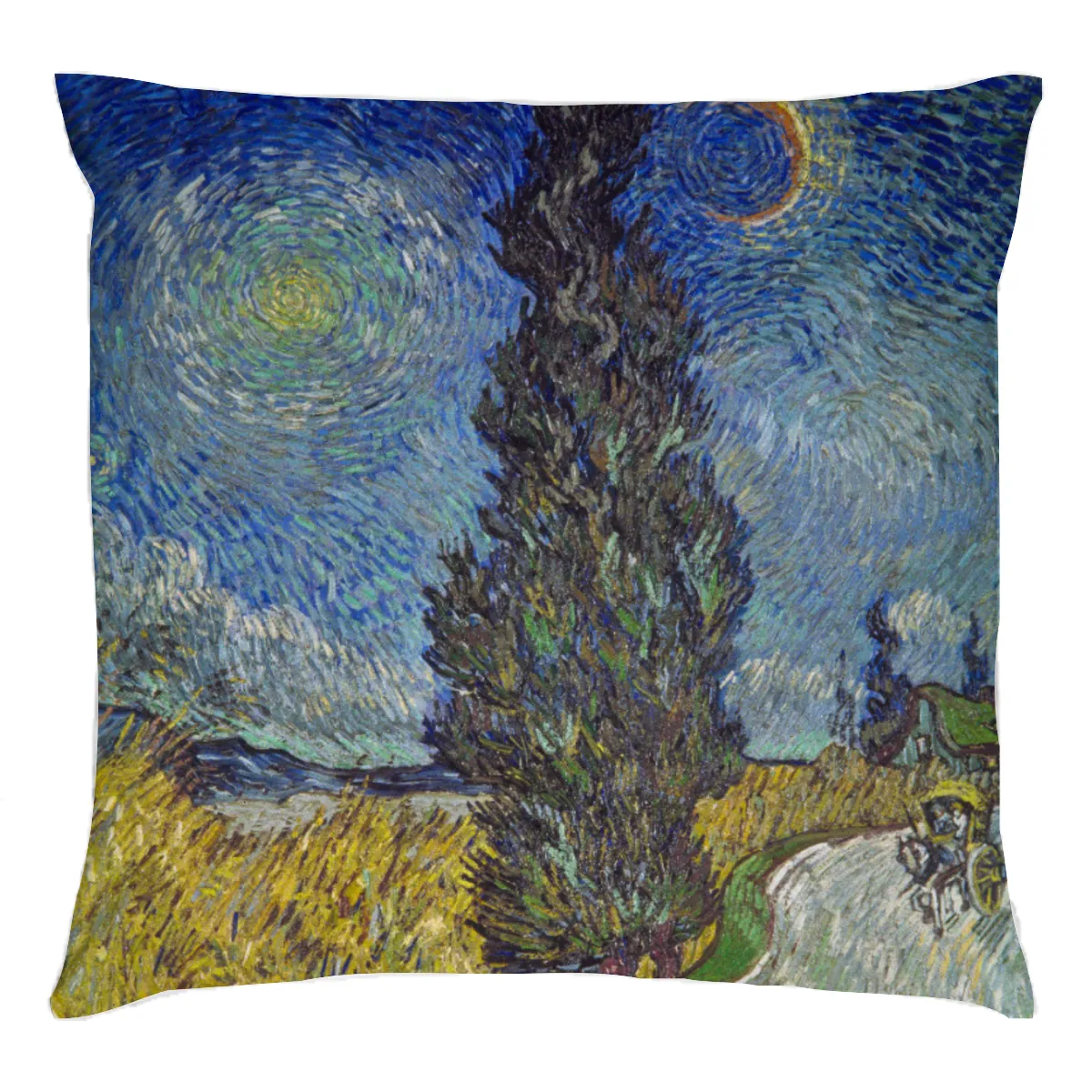 Motivbettwäsche Van Gogh - Landstraße Mikrofaser