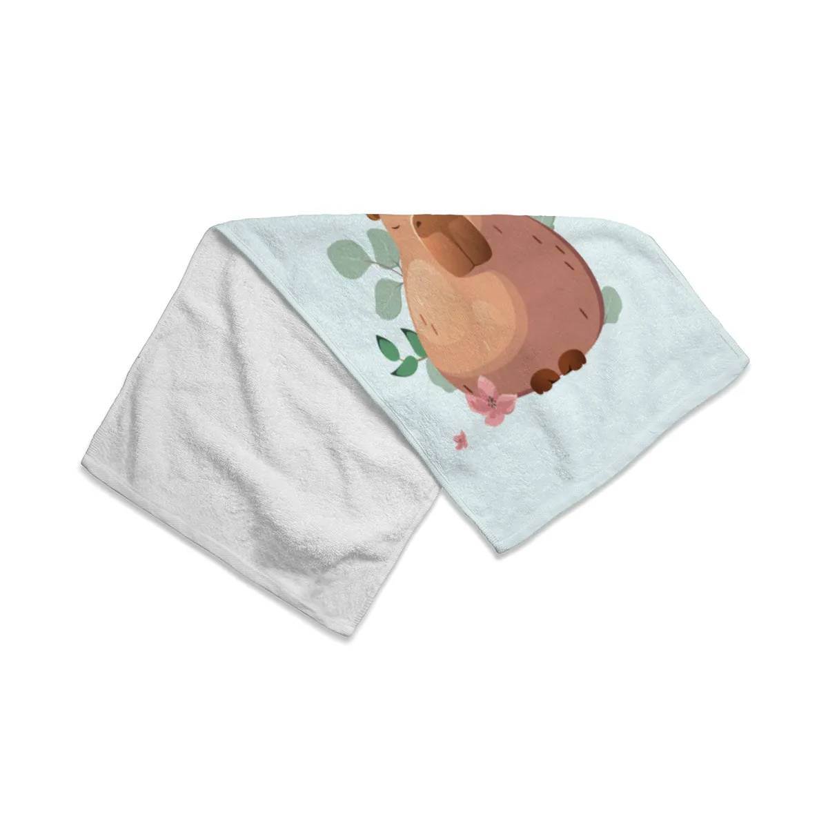 Duschtuch mit Namen personalisierbar - personalisiertes Namens-Duschtuch mit Wunschtext - Capy