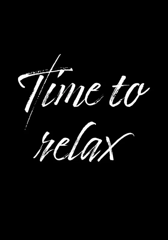 Duschvorhang Time to relax