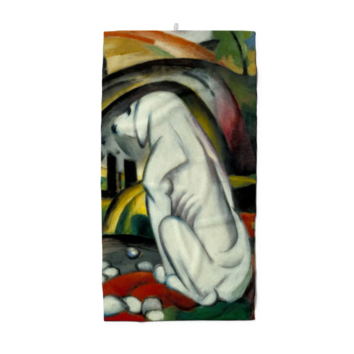 Handtuch Der weiße Hund - Franz Marc