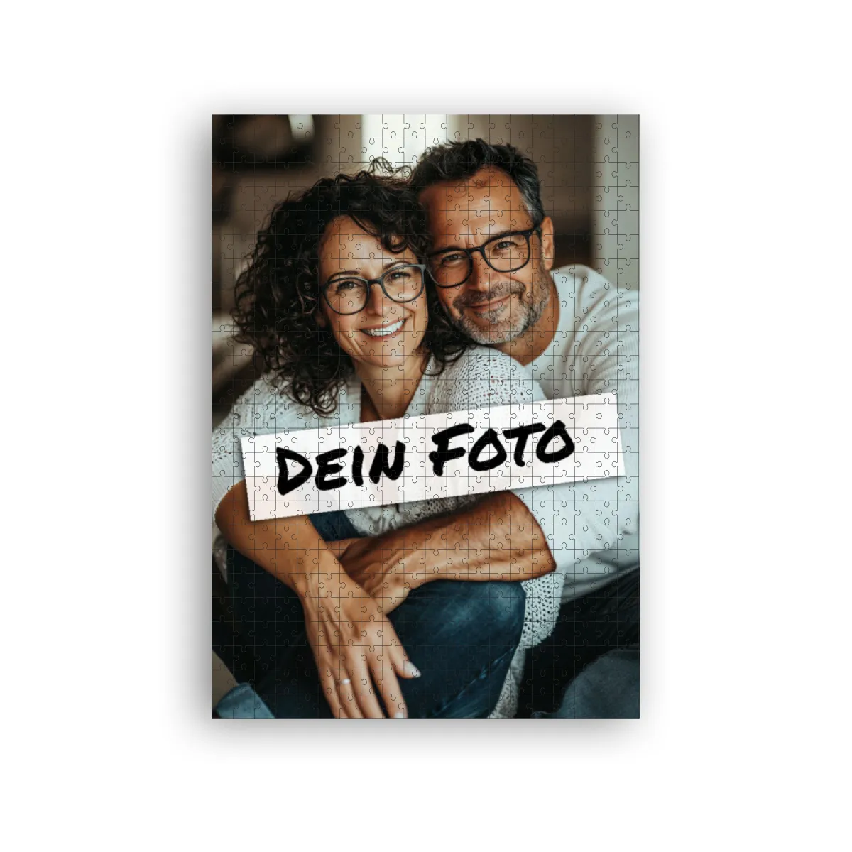 Fotopuzzle mit eigenem Bild - Fotopuzzle selbst gestalten 2000 Teile - Schachtel Floral Ornaments - Puzzle mit Foto personalisiert - Geschenk Geburtstag, Hochzeit Floral Ornaments 2000 Teile Quer