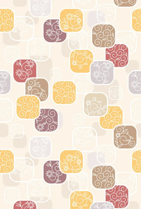 Bettwäsche-Set Herbstliche Ornamente Mikrofaser