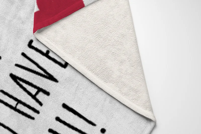 Kuscheldecke So Lucky - mit Foto personalisierbar - Geschenkidee für Verliebte, Valentinstag So Lucky