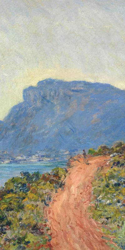 Handtuch La Corniche nahe Monaco - Claude Monet