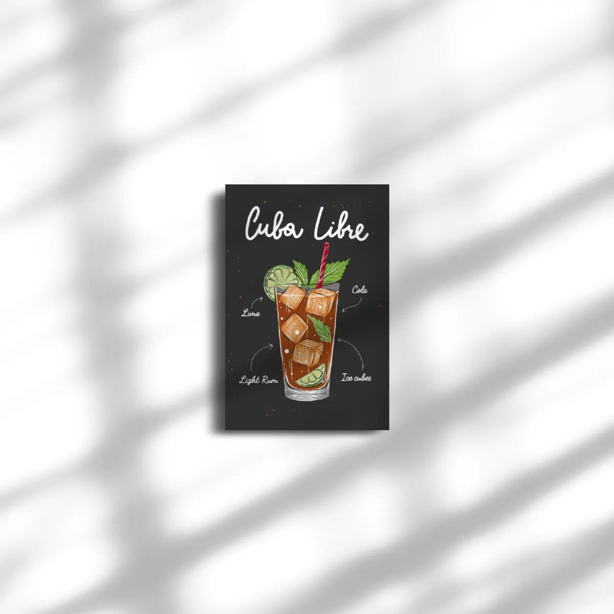 Leinwand Cuba Libre Cocktail