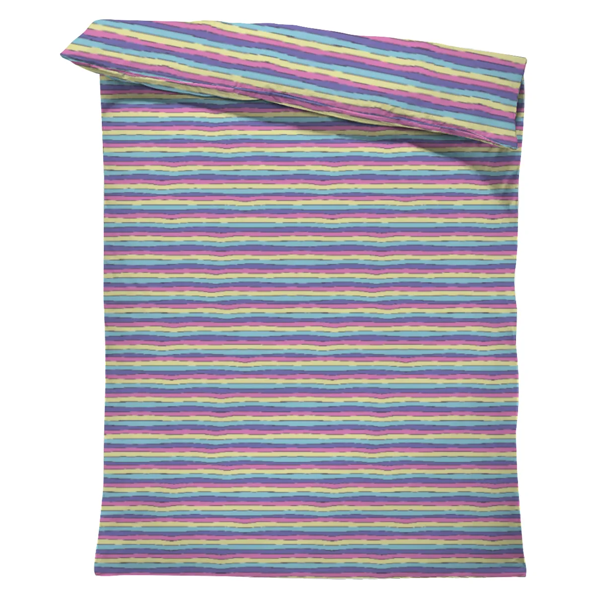 Kinderbettwäsche-Set Colorful Stripes Mikrofaser
