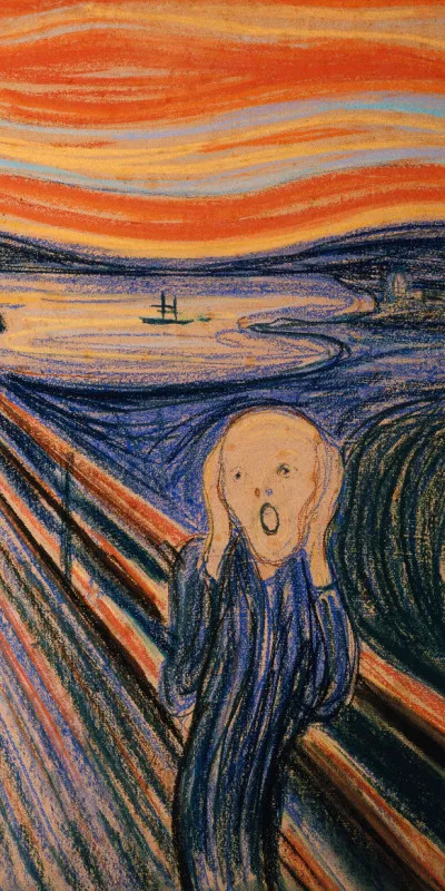 Handtuch Der Schrei - Edvard Munch