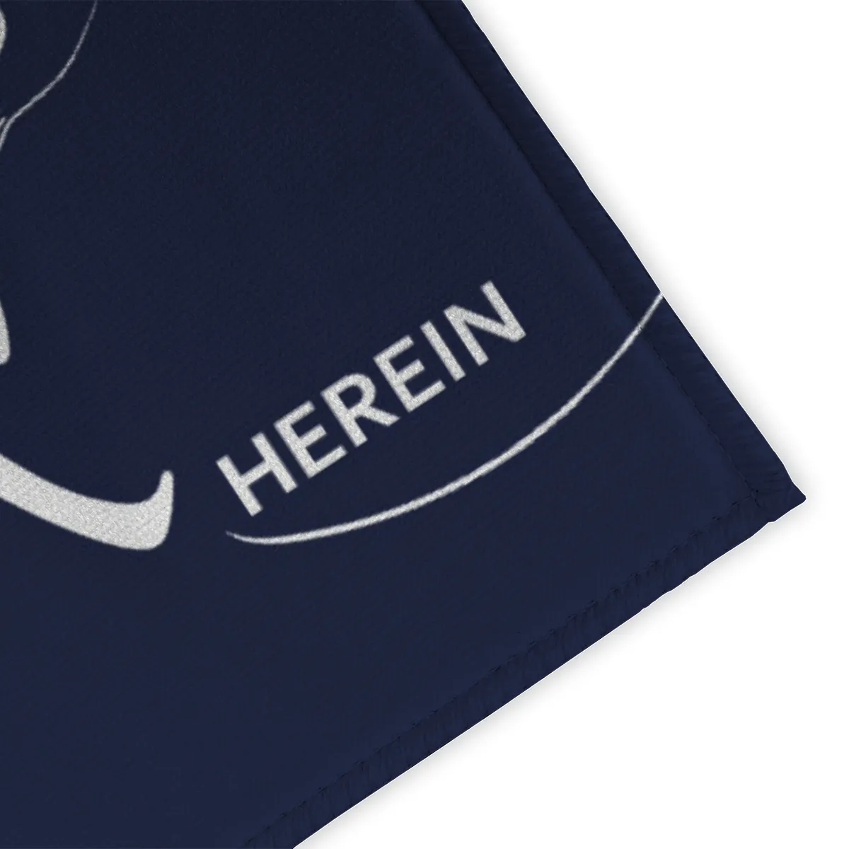 Spruch-Fußmatte Tritt ein, bring Glück herein - Schmutzfangmatte bedruckt Glück grün 70 x 50 cm