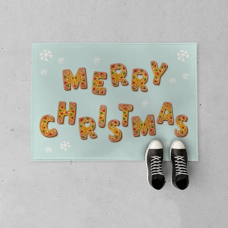 Fußmatte Gingerbread Letters