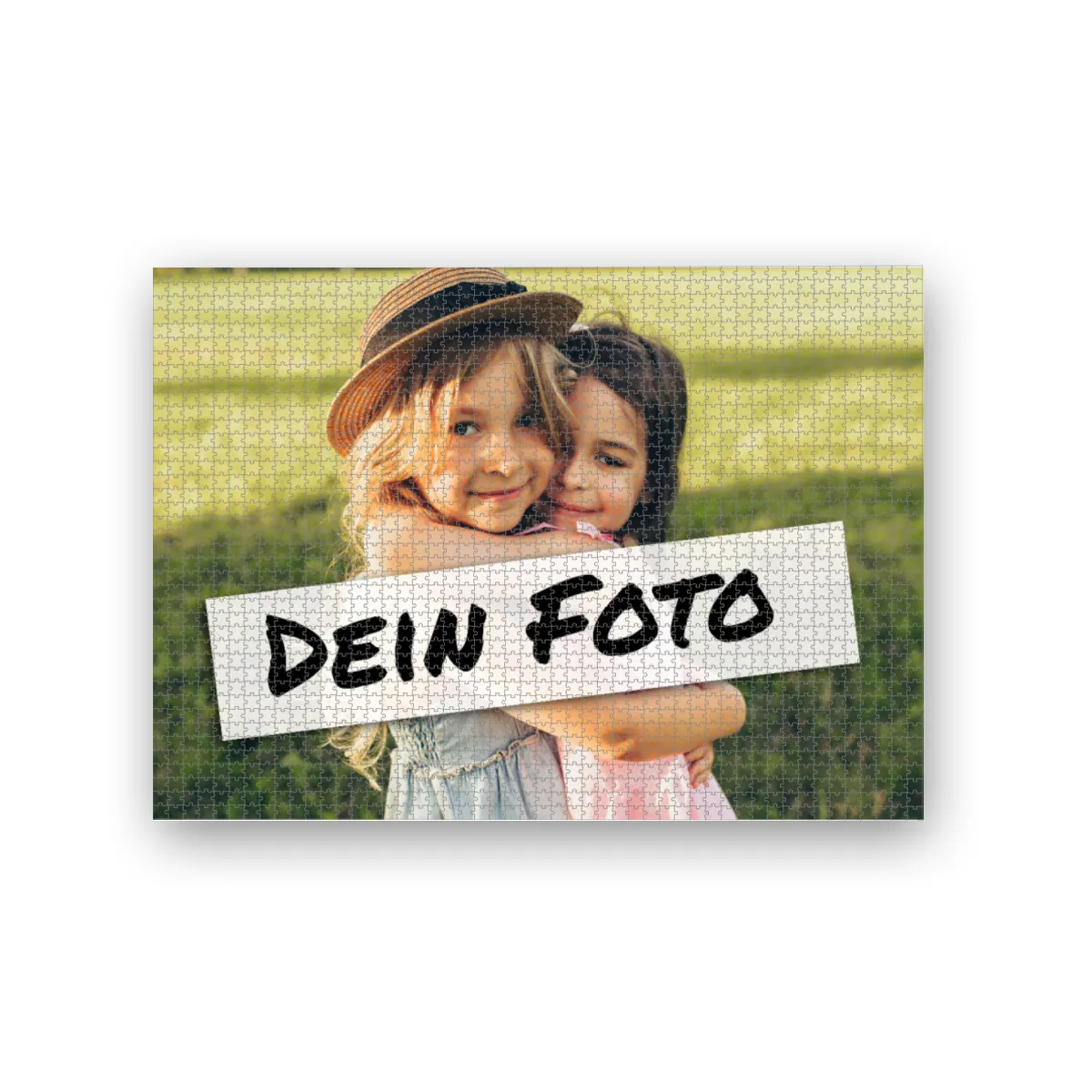 Fotopuzzle mit eigenem Bild - Fotopuzzle selbst gestalten 1000 Teile - Schachtel Merry Christmas - 1000 Teile Puzzle mit Foto - Geschenk Weihnachten MerryChristmas 1000 Teile Quer