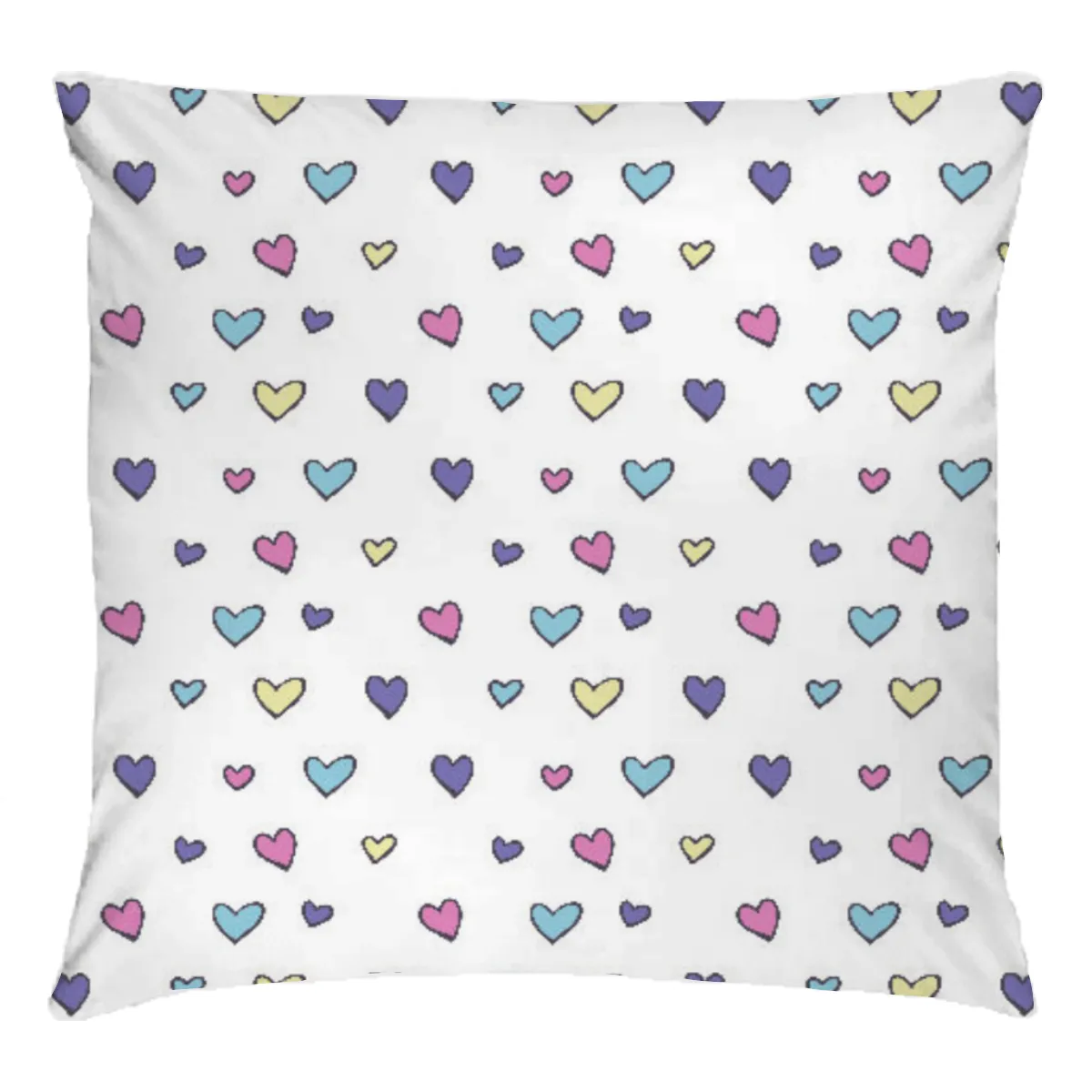Kinderbettwäsche-Set Colorful Hearts Mikrofaser