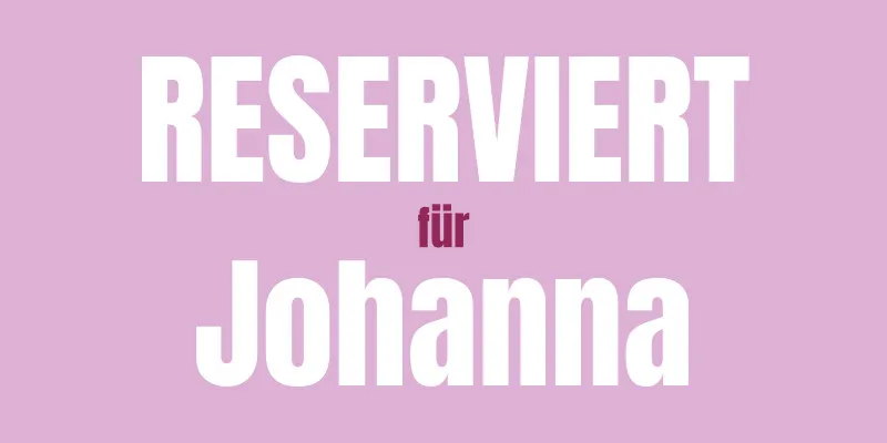 Handtuch "Reserviert für" mit Namen personalisierbar - personalisiertes Namenshandtuch - witziges Handtuch mit Namen und Spruch - Reserviert rosa