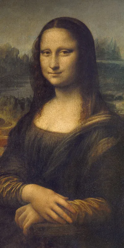 Handtuch Mona Lisa - Da Vinci