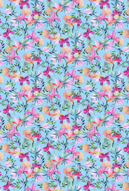 Bettwäsche-Set Tropical Flowers Mikrofaser