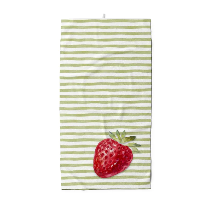 Duschtuch Strawberry Stripes