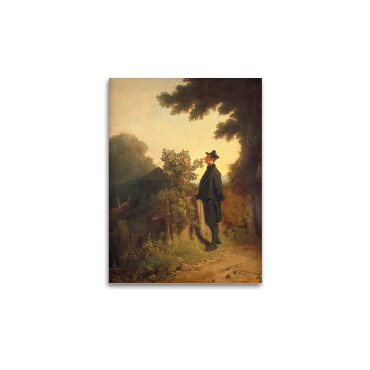 Premium-Leinwand Spitzweg