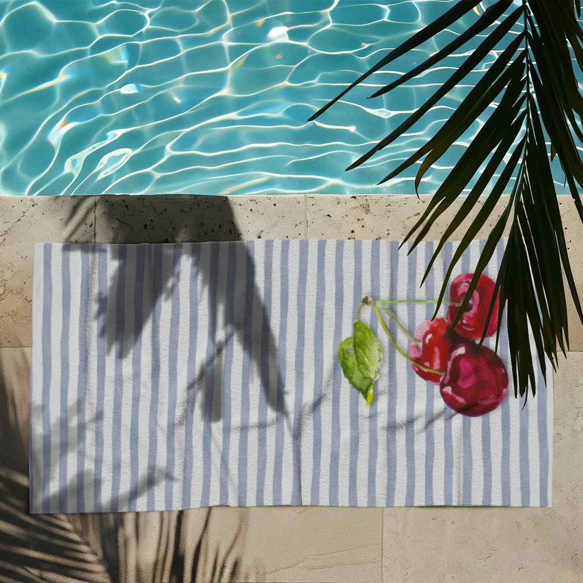 Strandtuch Cherry Stripes