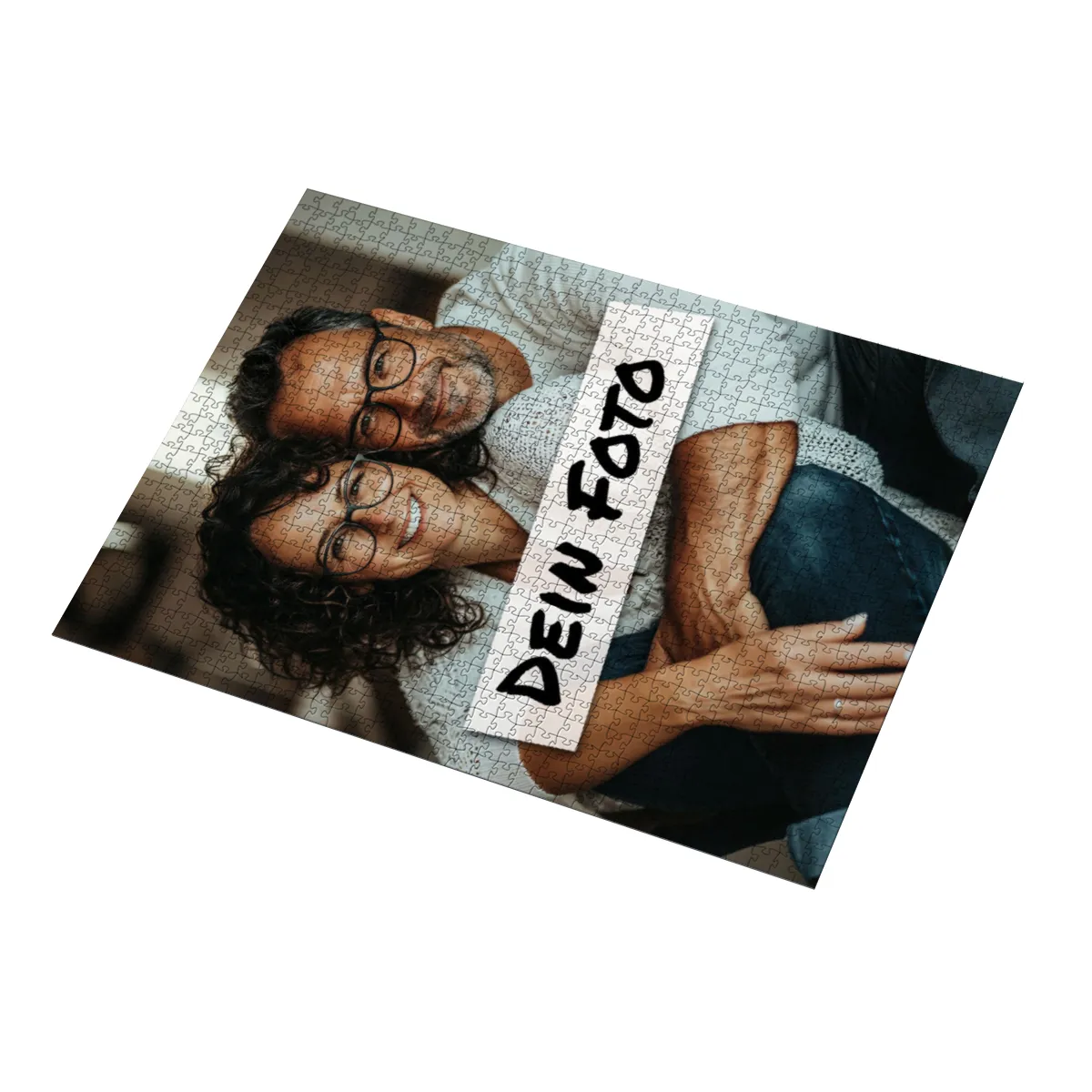 Fotopuzzle mit eigenem Bild - Fotopuzzle selbst gestalten 1000 Teile - Schachtel Pastellfarben - 1000 Teile Puzzle mit Foto - Geschenk Geburtstag Pastell 1000 Teile Quer