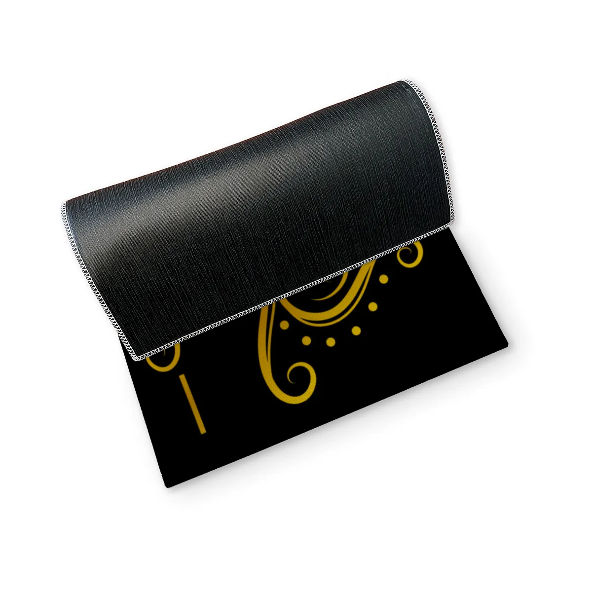 Fußmatte Ornamental mit Initial und Namen personalisierbar - Geschenkidee Einzug, Geburtstag, Richtfest - Fussmatte mit Namen Ornamental Initial 1 70 x 50 cm